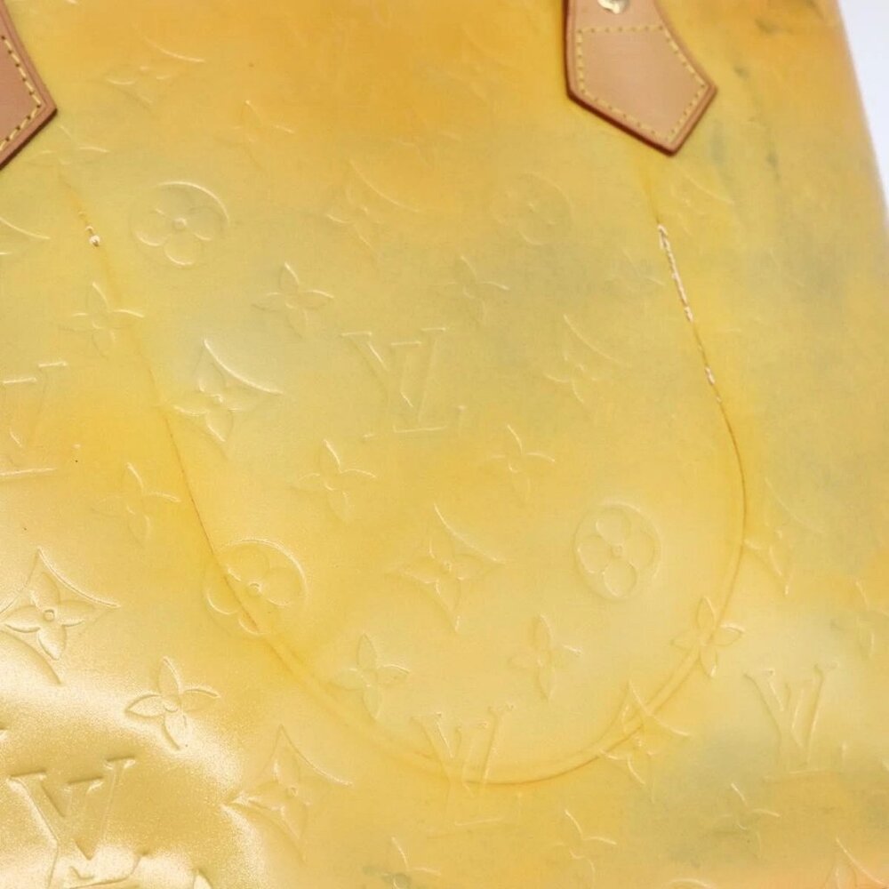 LOUIS VUITTON Monogram Vernis Houston Hand Bag Gris M91053 LV Auth BA8340 - Picture 13 of 16